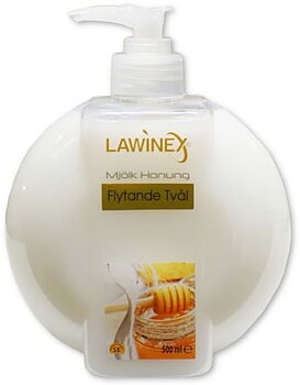 Tvål Lawinex vanilj, 8st x 500ml/Krt