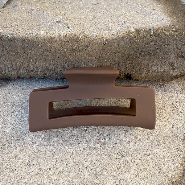 Annica Vallin - Hårklämma Timon Chocolate Matte Large
