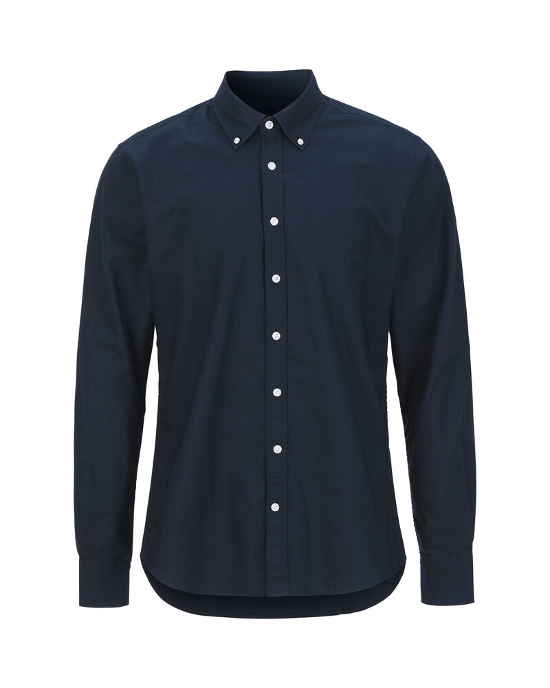 Herrskjorta Oxford Slim Fit - Cottover - Fairtrade, EKO & GOTS - Navy