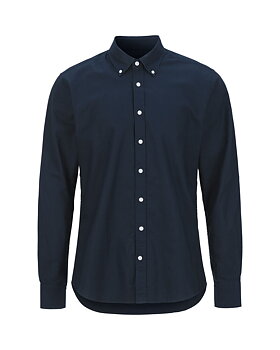 Herrskjorta Oxford Slim Fit - Cottover - Fairtrade, EKO & GOTS - Navy