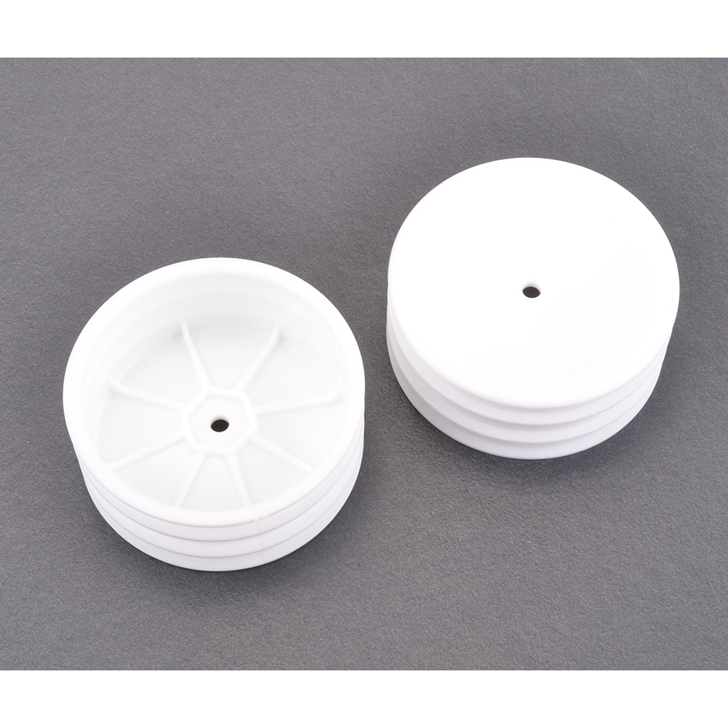 Schumacher U4368 Wheel; Hex Front - White - 2wd - pr