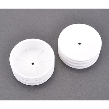 Schumacher U4368 Wheel; Hex Front - White - 2wd - pr