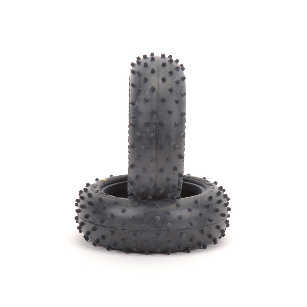 Schumacher U6762 Mini Spike 2; Front Tyres - Silver (pr)