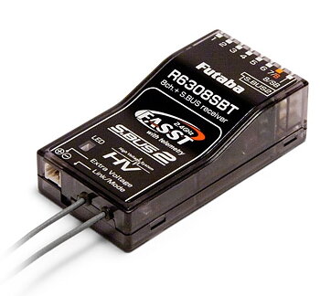Futaba R6308SBT Futaba Mottagare R6308SBT 8CH, S.BUS, S.BUS2, 2.4GHz FASST