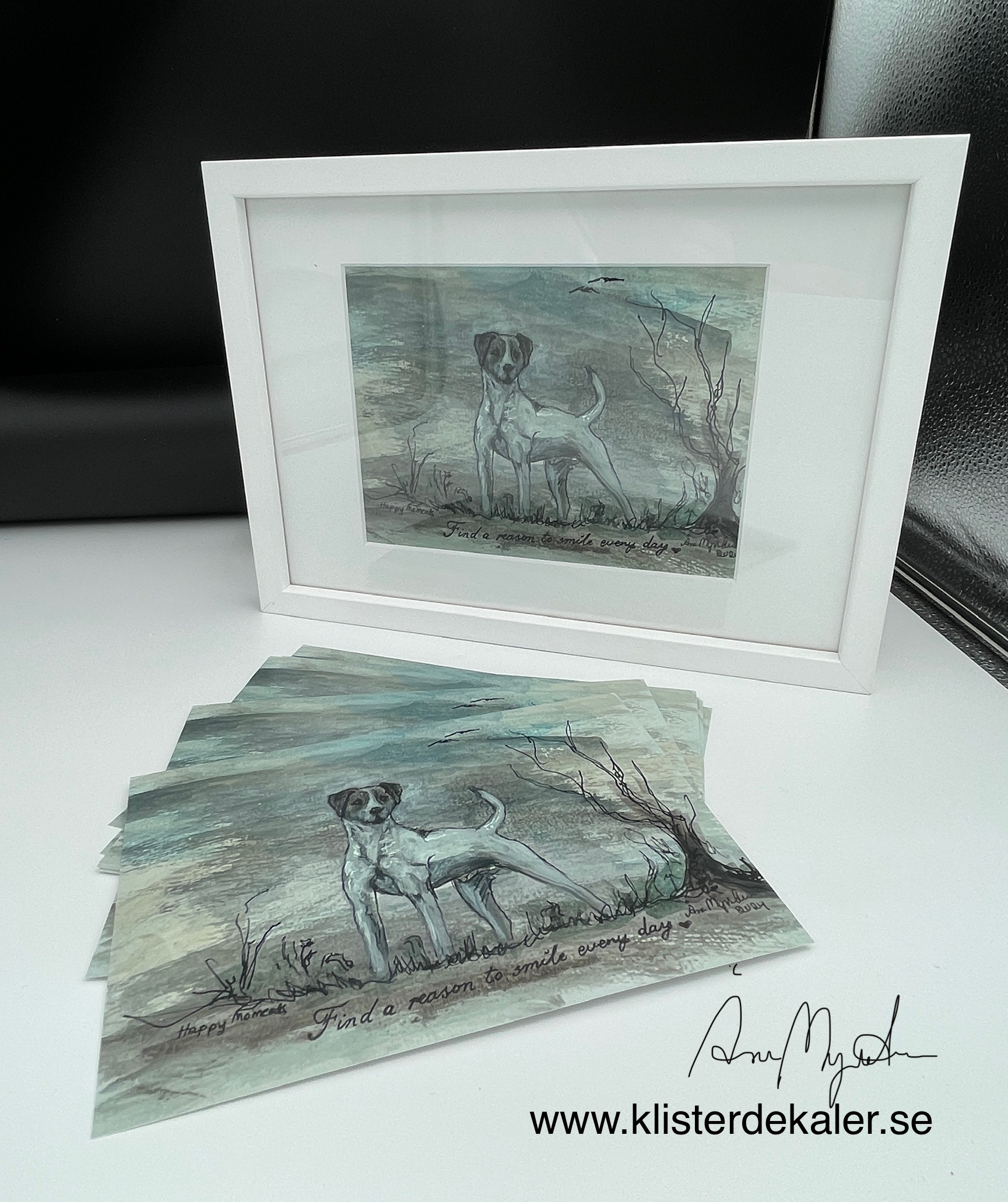 Happy Moments "Find a reason to smile every day" - Jack Russell Terrier. 15x21 cm