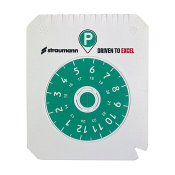 Ice scraper with parking disc Straumann