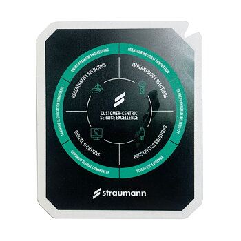Ice scraper with parking disc Straumann