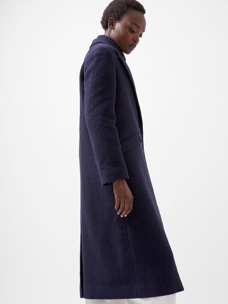Arlana Pin Stripe Coat - French Connection