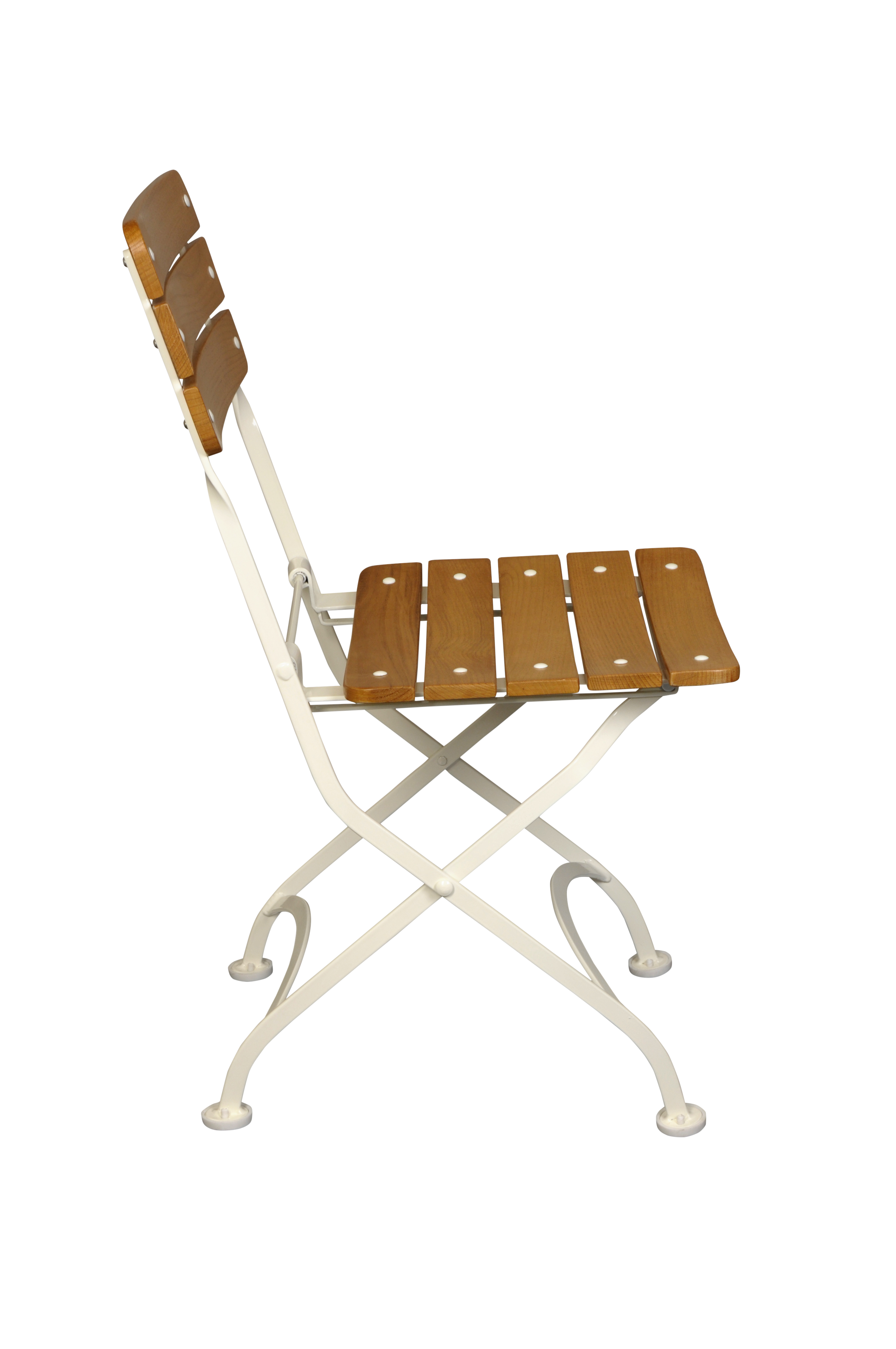 Café Gardenchair Chestnut - Gotland White - 11