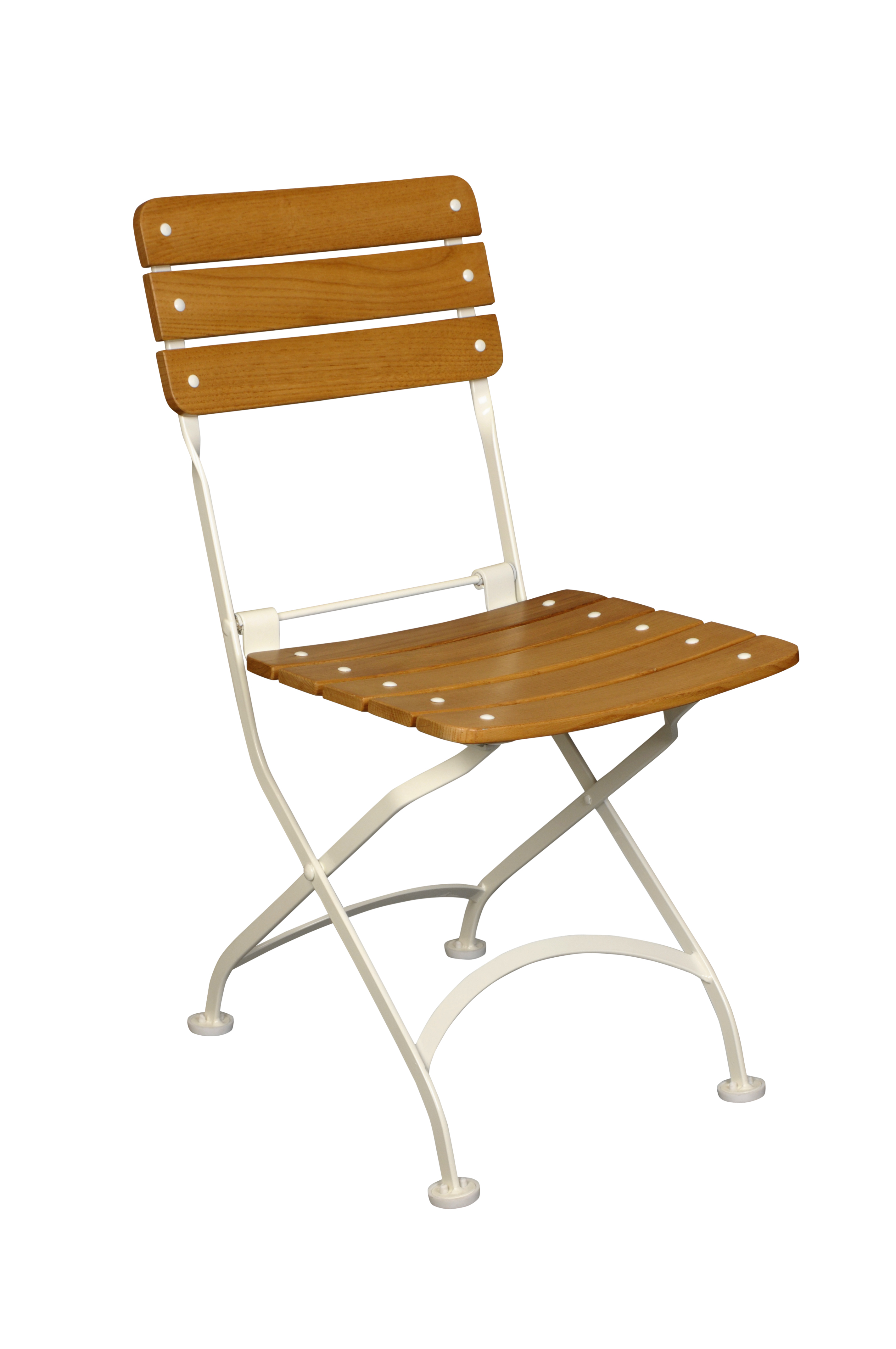 Café Gardenchair Chestnut - Gotland White - 12