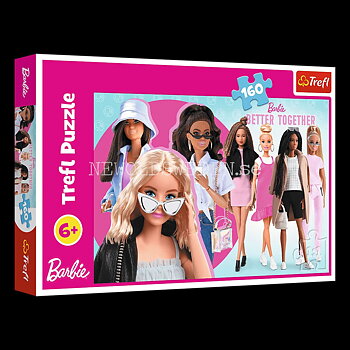 BARBIE BETTER TOGETHER - Puzzle - 160 bitar - 41 x 27.5 cm