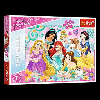 DISNEY PRINCESS - Puzzle - 200 bitar - 48 x 34 cm