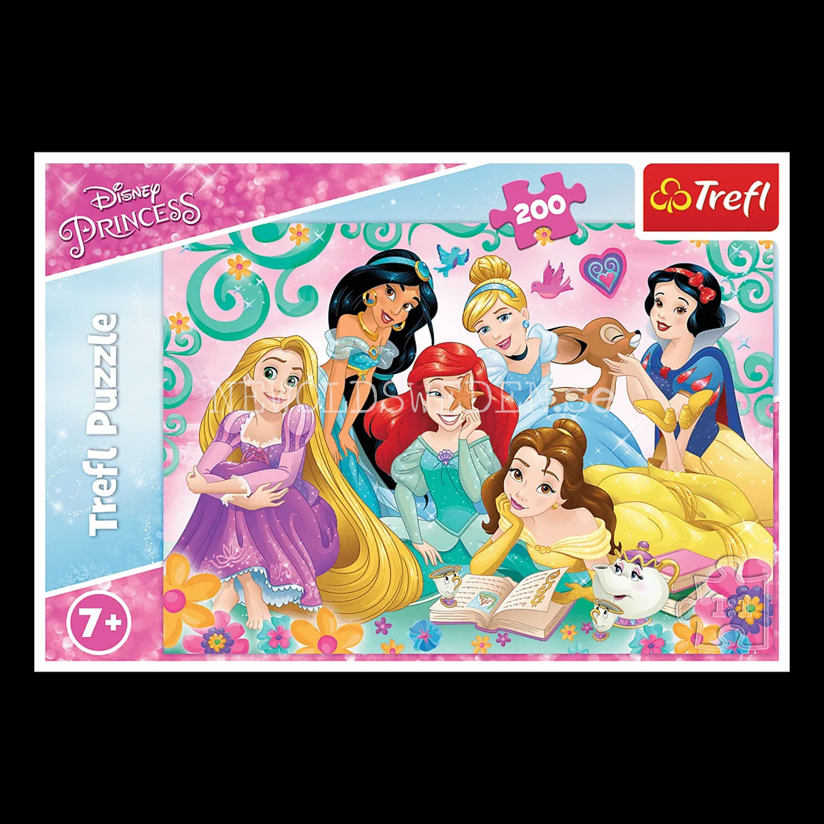 DISNEY PRINCESS - Puzzle - 200 bitar - 48 x 34 cm - 3