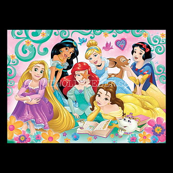 DISNEY PRINCESS - Puzzle - 200 bitar - 48 x 34 cm