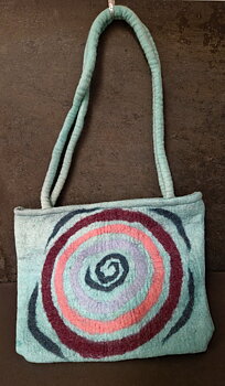Tovad Väska - Turkos med Spiral