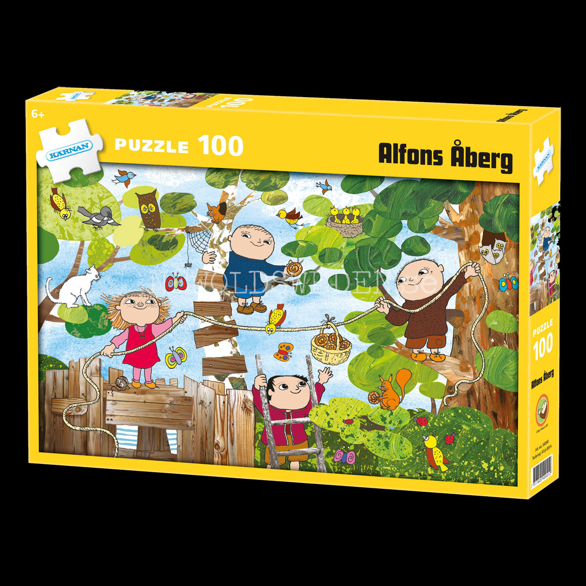 ALFONS ÅBERG FIXAR - Puzzle 100 bitar 30 x 50 cm - Gunilla Bergström