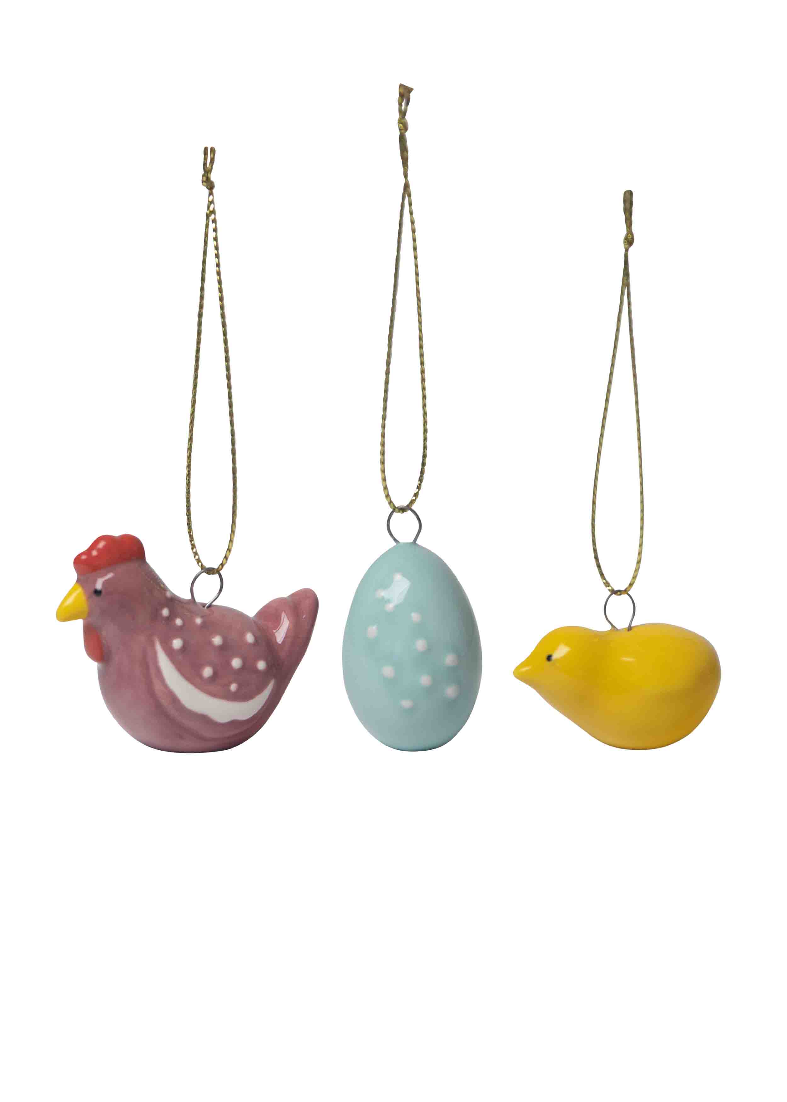 HANGING DECO THE HENHOUSE 3-PCS - 3