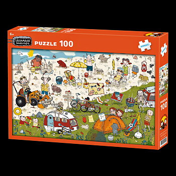 LASSE-MAJA DETEKTIVBYRÅ STRANDEN - Puzzle 100 bitar 30 x 50 cm