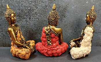 Mediterande Thai Buddha - 15cm 