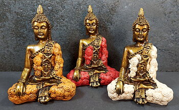 Mediterande Thai Buddha - 15cm 