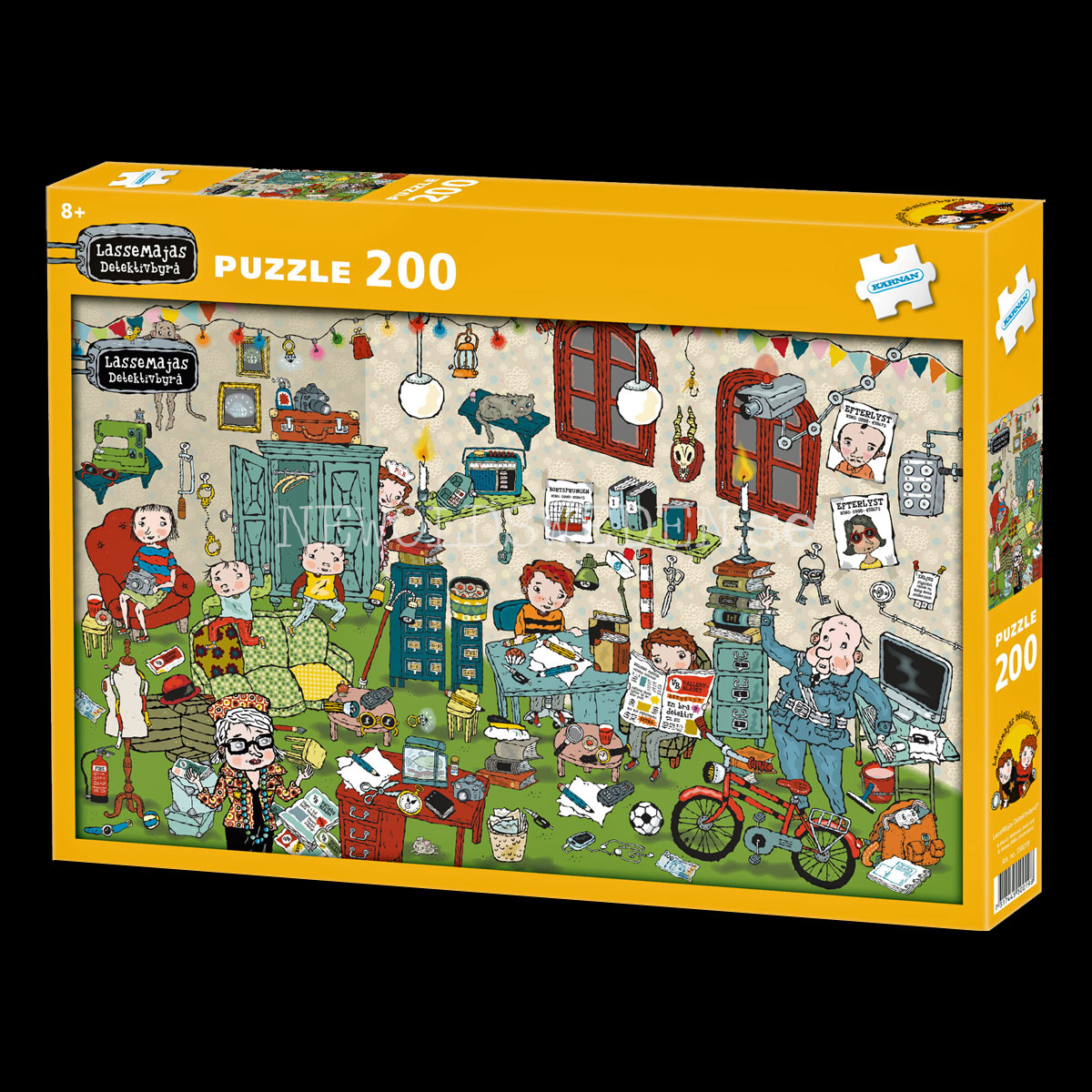 LASSE-MAJA DETEKTIVBYRÅ BOSTADEN - Puzzle 200 bitar 30 x 50 cm
