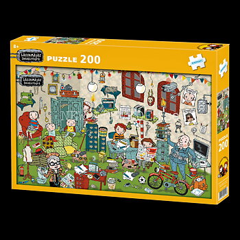 LASSE-MAJA DETEKTIVBYRÅ BOSTADEN - Puzzle 200 bitar 30 x 50 cm