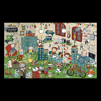 LASSE-MAJA DETEKTIVBYRÅ BOSTADEN - Puzzle 200 bitar 30 x 50 cm