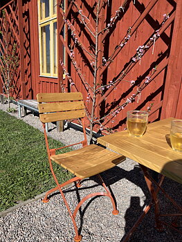 Bryggeristol Kastanj - ljus faluröd