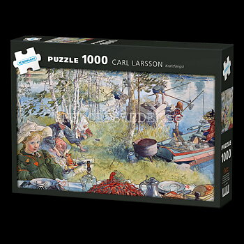 CARL LARSSON Kräftfångst - Puzzle 1000 bitar 70 x 42 cm
