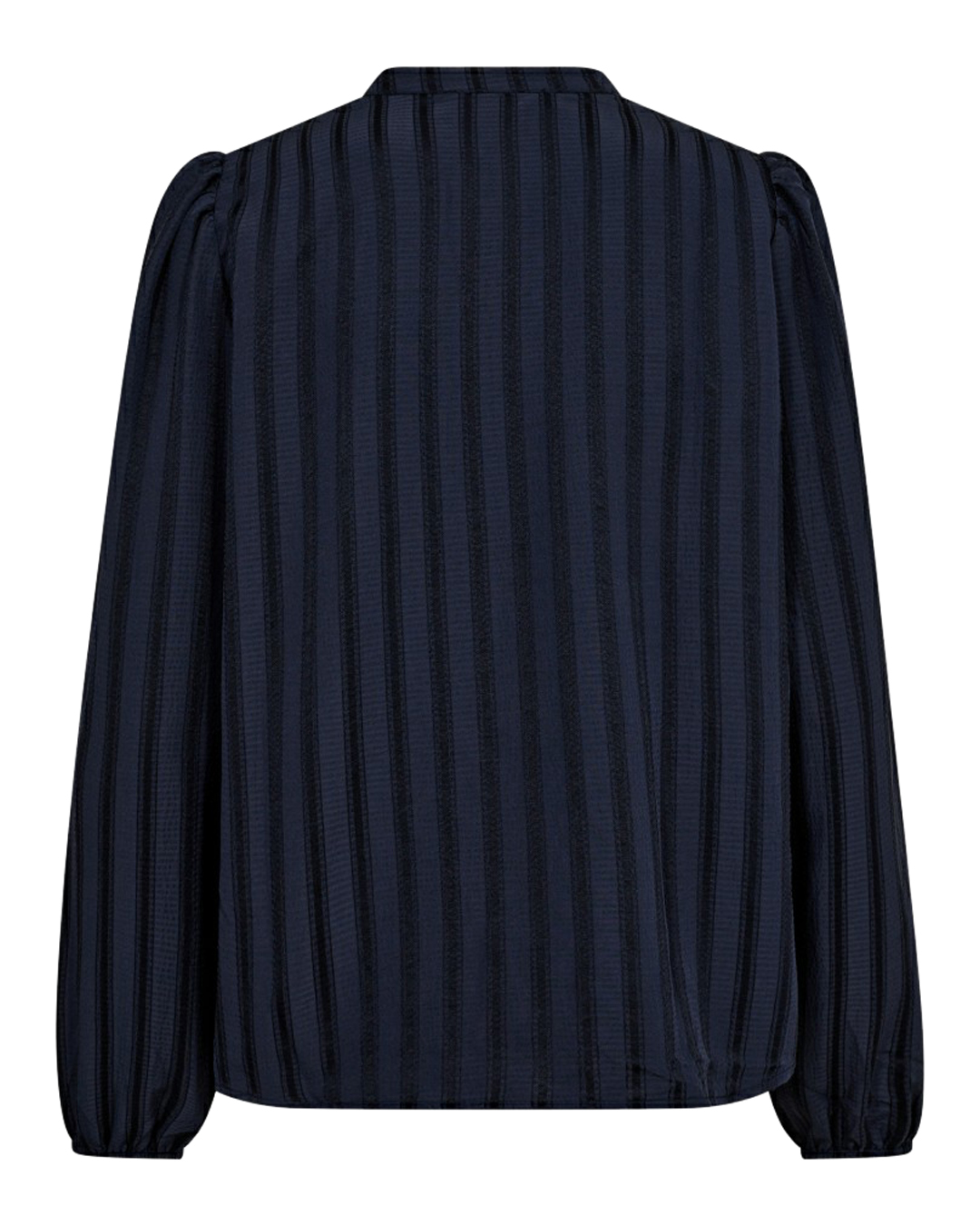 Blus Lulu smock randig blå - 2