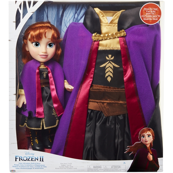 Frozen 2 Anna doll and dress