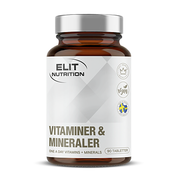 Vitaminer & Mineraler, 90 tabletter