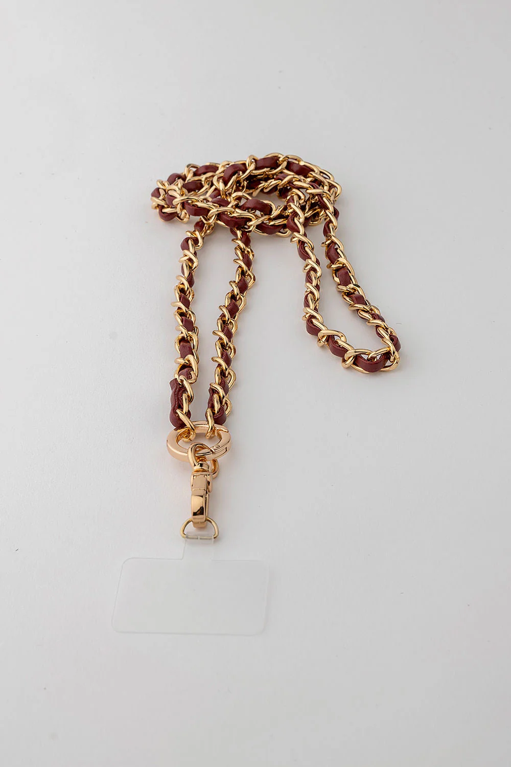 Bow 19 - Claire IPhone Strap Wine Red W Gold