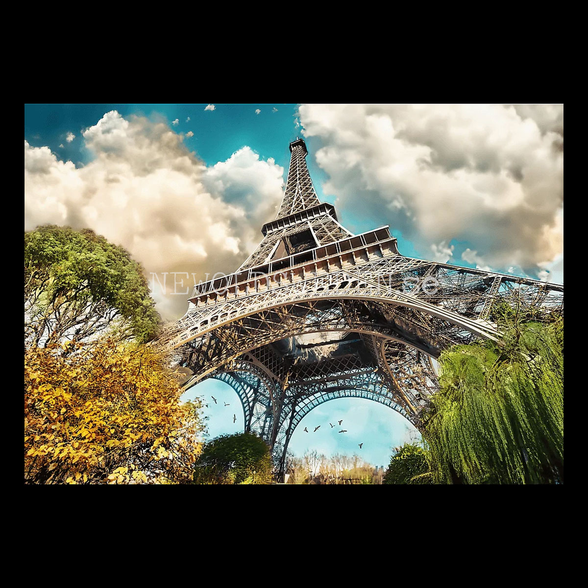 EIFFEL TOWER IN PARIS - Puzzle - 1000 bitar -  68.3 x 48 cm - 2
