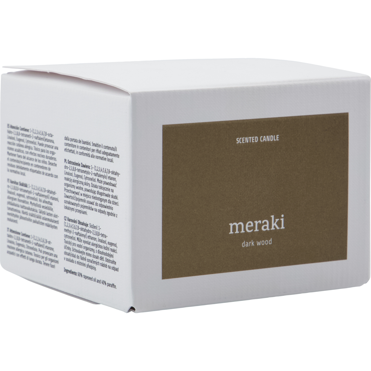 Scented candle, Dark wood - 4
