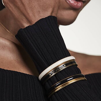By Jolima bangle black gold