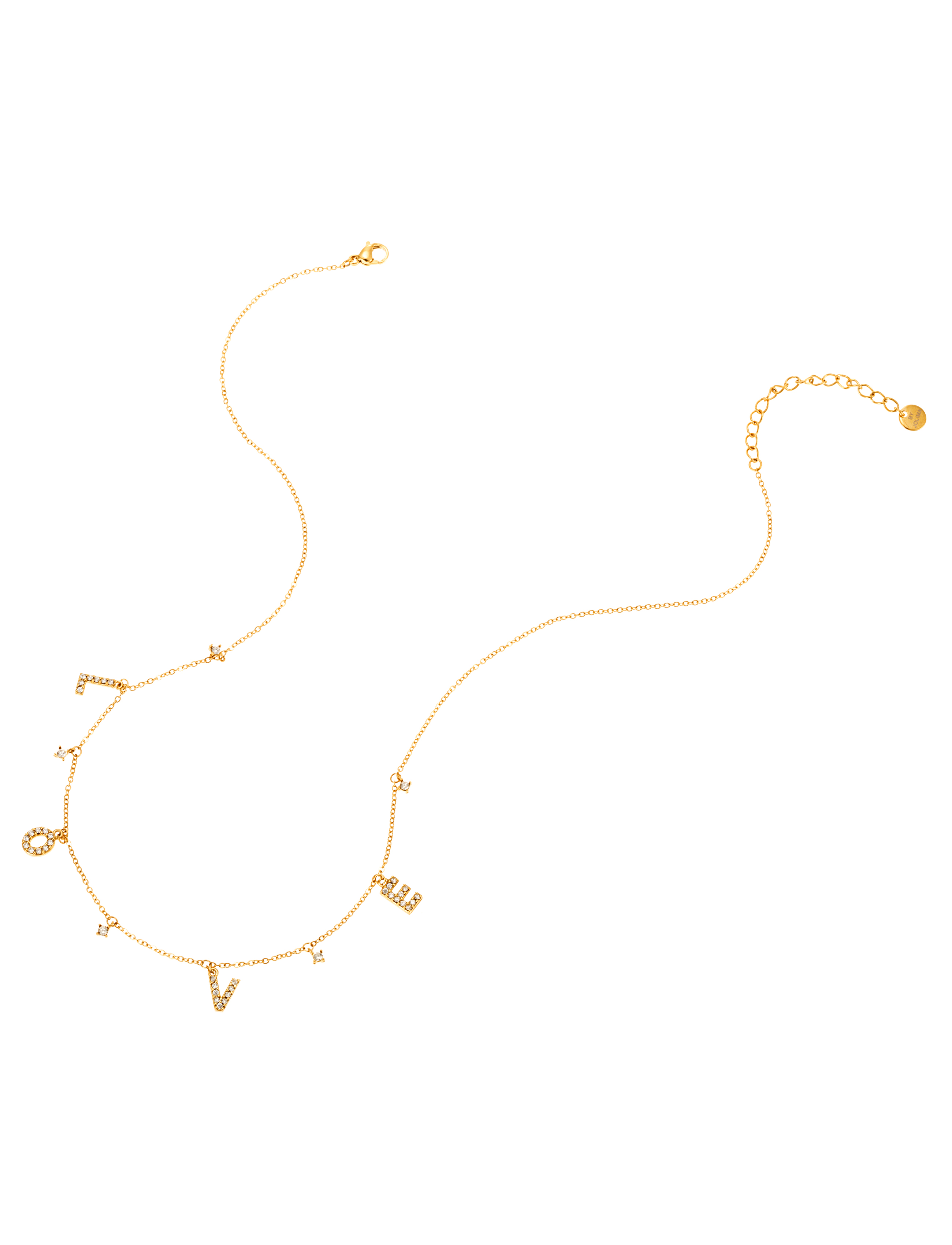 Necklace LOVE gold - 3