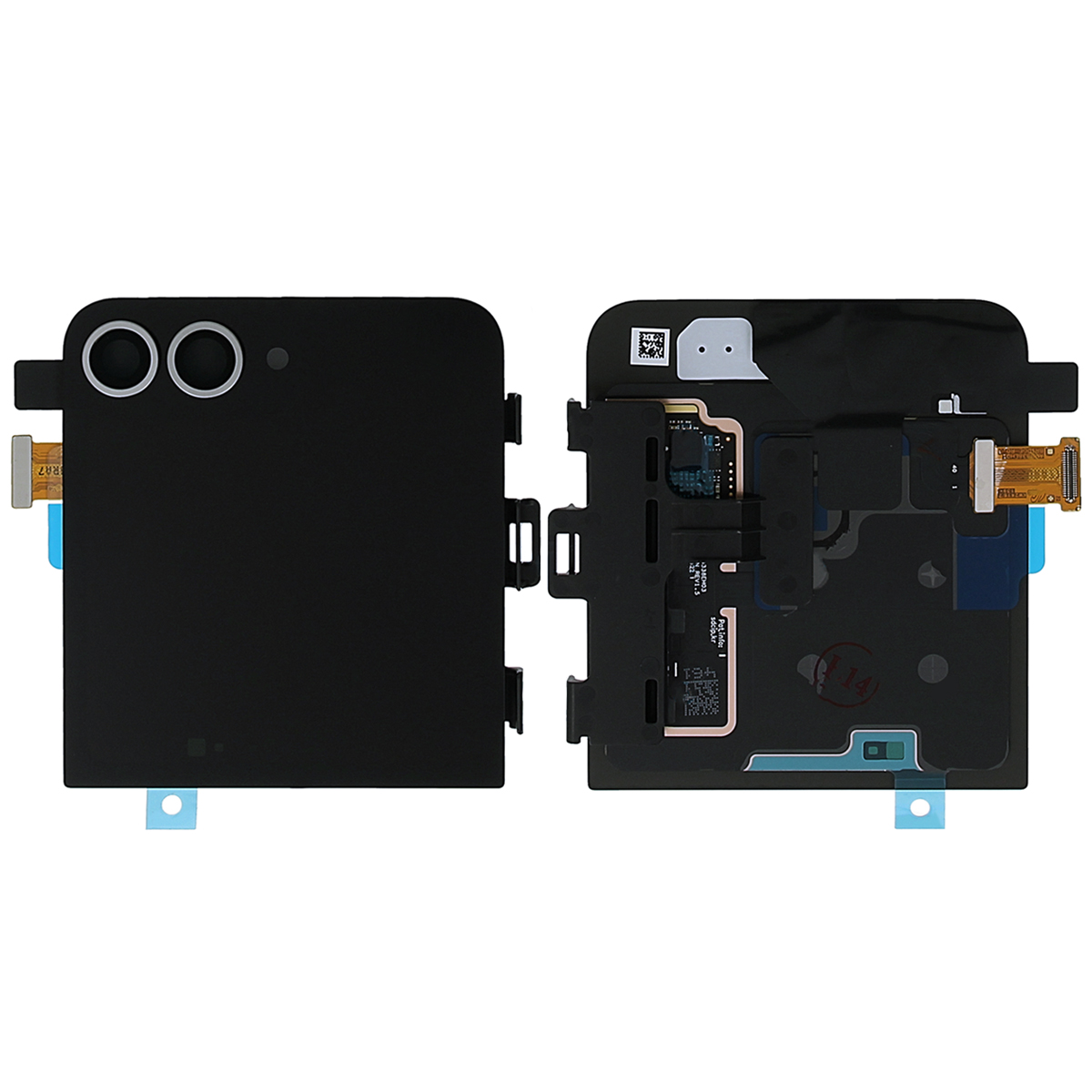 Samsung Galaxy Z Flip 6 (F741B) Utsida LCD Silver - Original