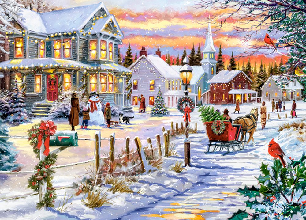 Christmas Tree is Coming, puslespil med 180 brikker (B-018550)