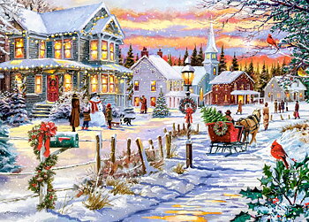 Christmas Tree is Coming, puslespil med 180 brikker (B-018550)
