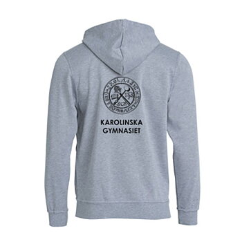 Hood stort tryck på rygg Unisex (Karolinska Gymnasiet)