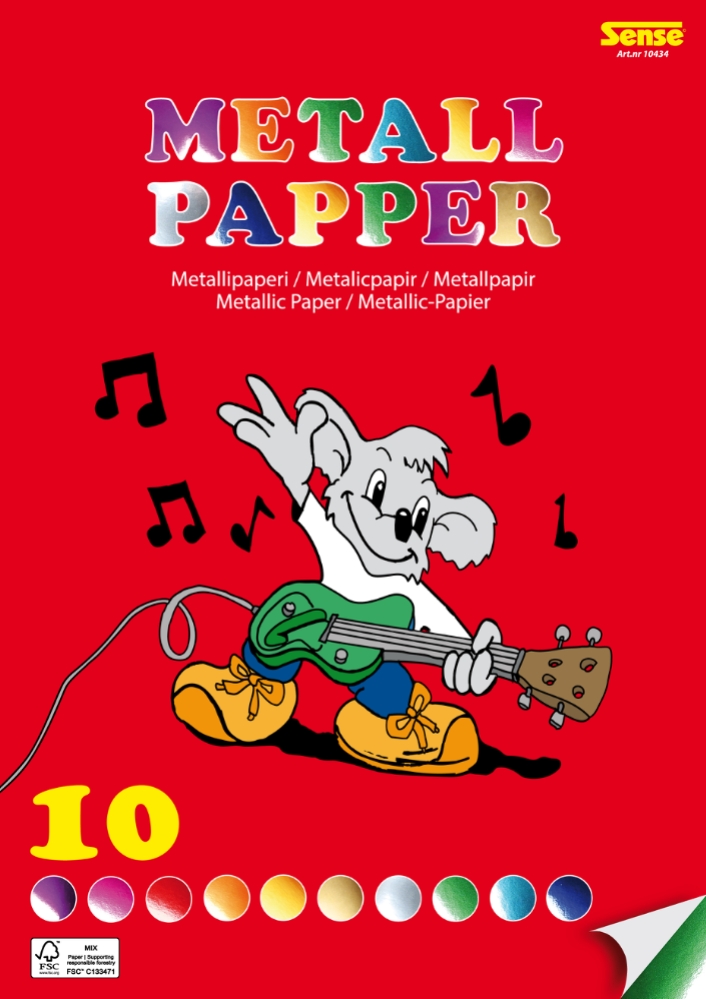 Metalliskt papper