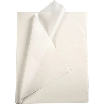 Silkespapper 50x70 cm, 17g  vit