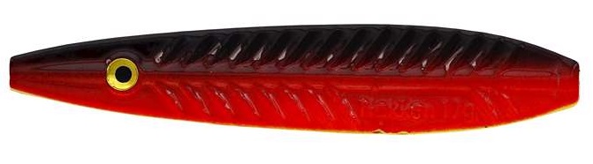 The Kinetic neck is a 13g inline lure. Optimal runner for rainbow, brown and sea trout. black red
