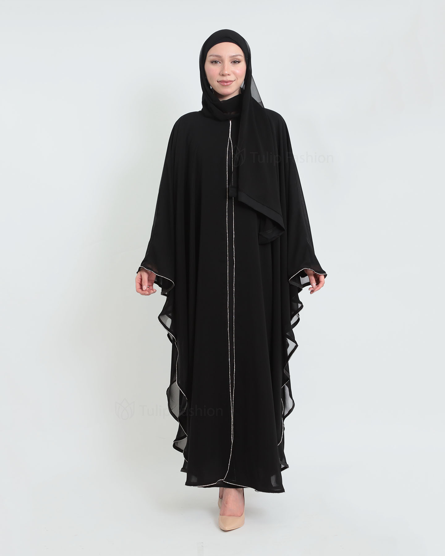 Abaya - Black - 4