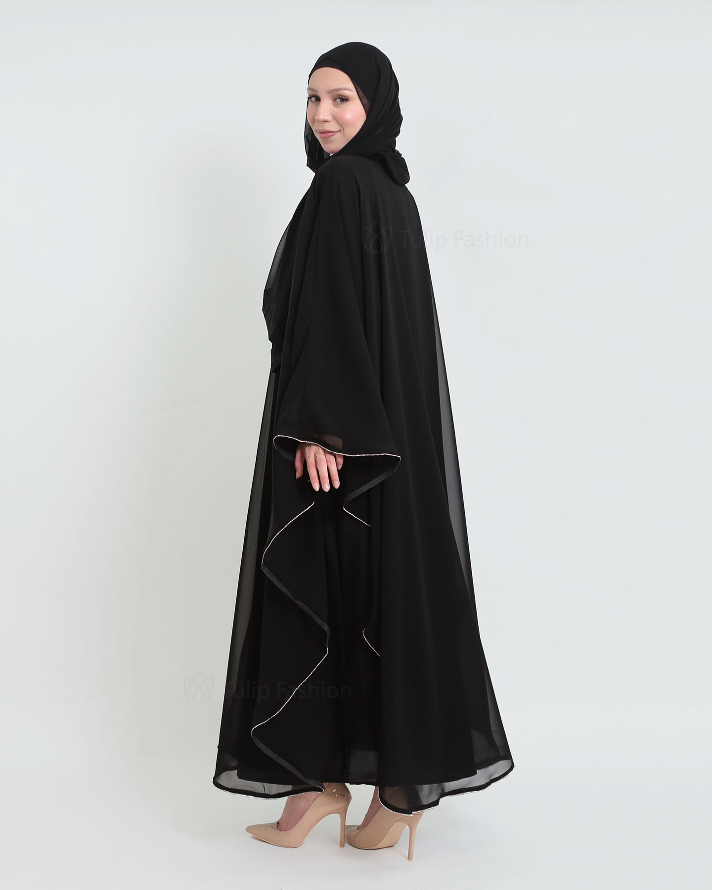 Abaya - Black - 3