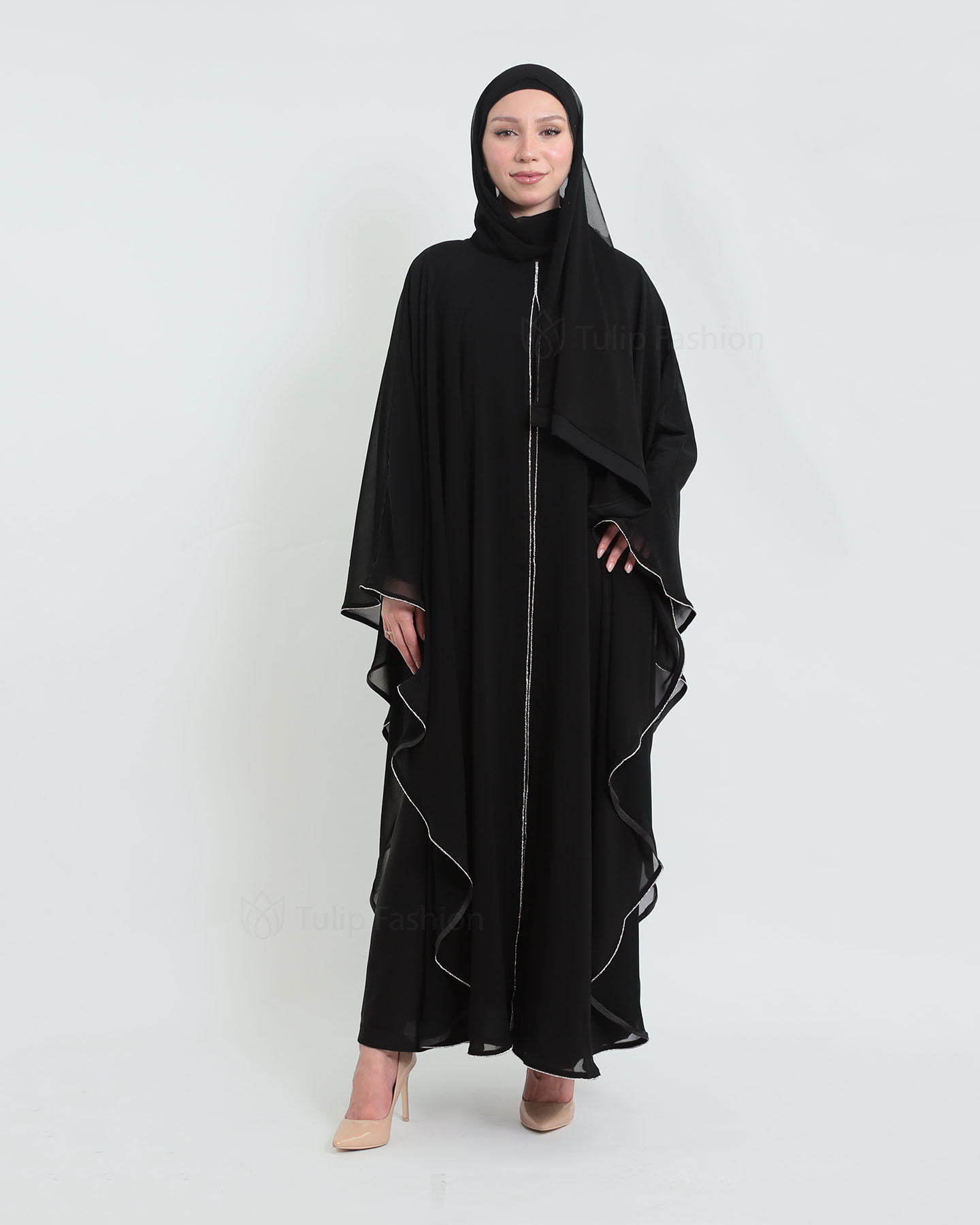 Abaya - Black - 5