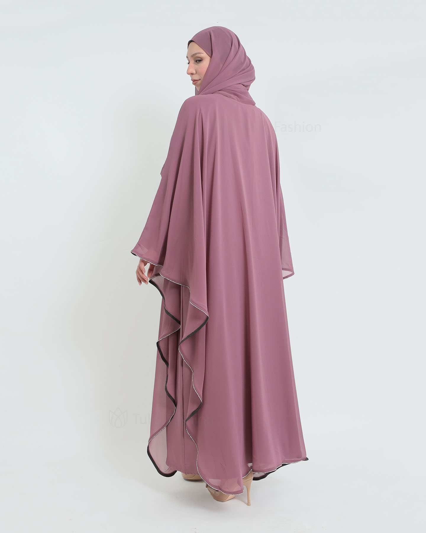 Abaya - Mauve - 4