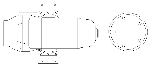 Freewing J10 90mm turbin Konverteringskitt X45