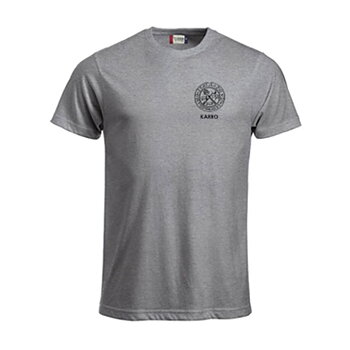 T-shirt bomull litet tryck Unisex (Karolinska Gymnasiet)